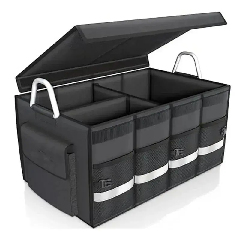 

Foldable Car Storage Box Big Capacity Trunk Organizer Cargo Storage Tool For Auto Trucks