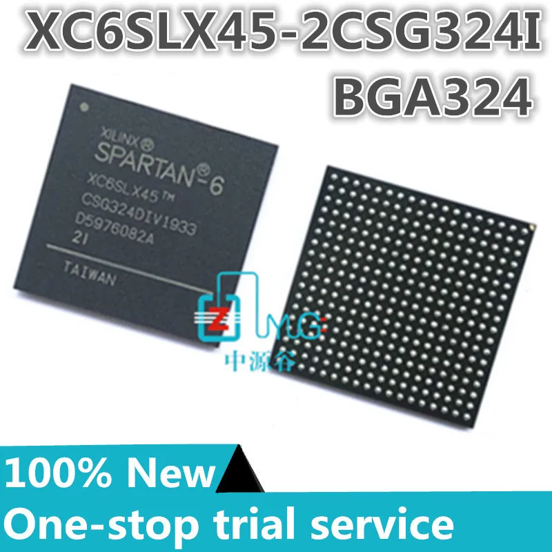 2-100pcs %New original XC6SLX45-2CSG324C XC6SLX45-2CSG324I programmable logic package BGA324