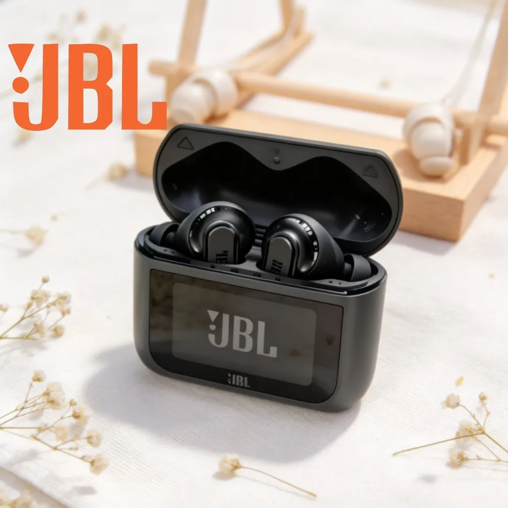 JBL TOUR PRO3 True Wireless Bluetooth Headphones with Business Active Noise Cancelling and Integrated Screen
