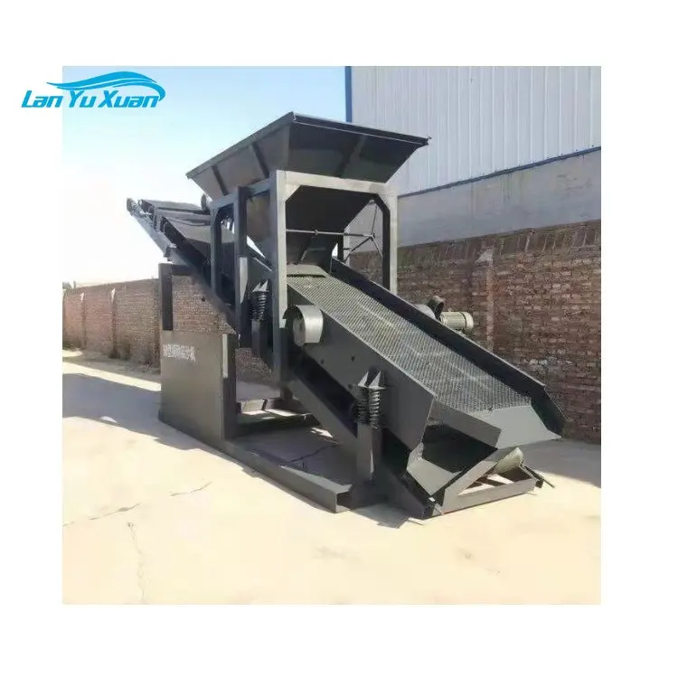 Sand and Stone Separator Mobile Vibrating Sand Screen Machine Linear Vibrating Screen