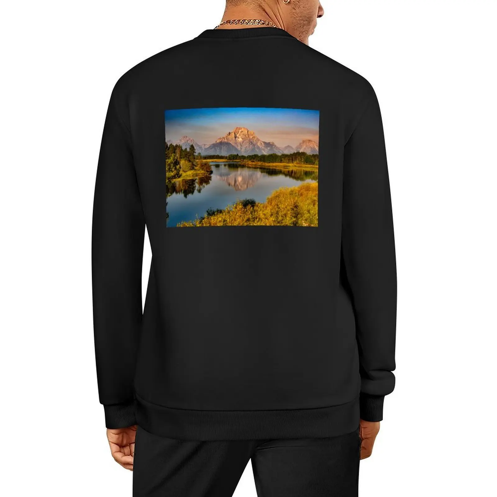 Oxbow Bend - Grand Teton National Park، WY Pulover ملابس رجالية ملابس رجالية ملابس كورية معطف رجالي بلوزات رجالية