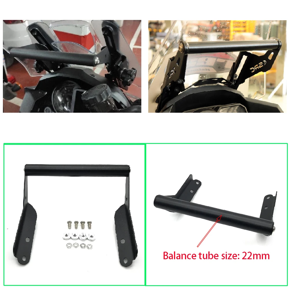 

Fits for Kawasaki Versys 1000 ABS SE LT 2019-2024 Motorcycle GPS Navigation & Smart Phone Adapt Plate Base Mount Bracket