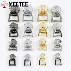 5/10/20Pcs 3/5/8/10# D Ring Zipper Sliders for Metal Zippers Bag Zips Pullers Head Zip Repair Kit DIY Sewing Accessories