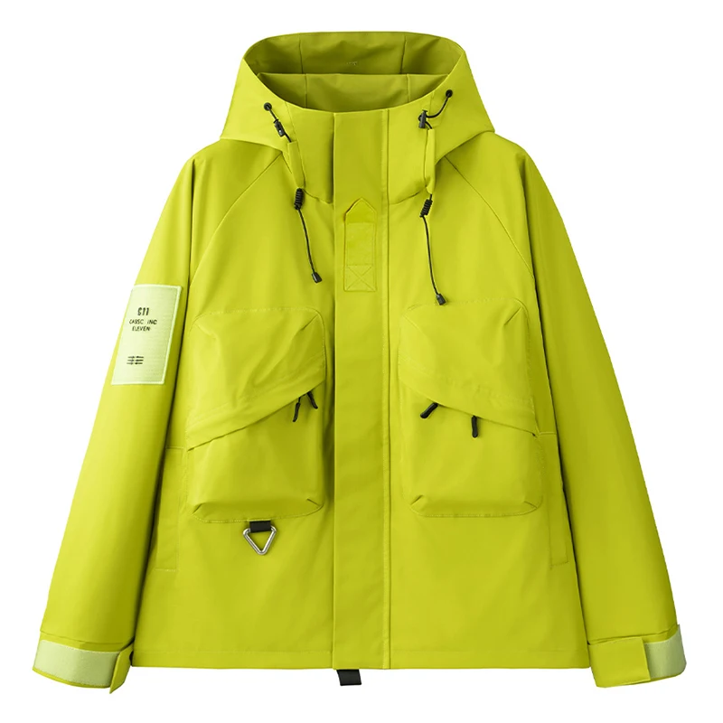 

Unisex Couple Style Outdoor Hooded Jacket 2025 Fall Winter New Arrival Three-Proof Fabric Cool Stylish Trendy Male Female Coat