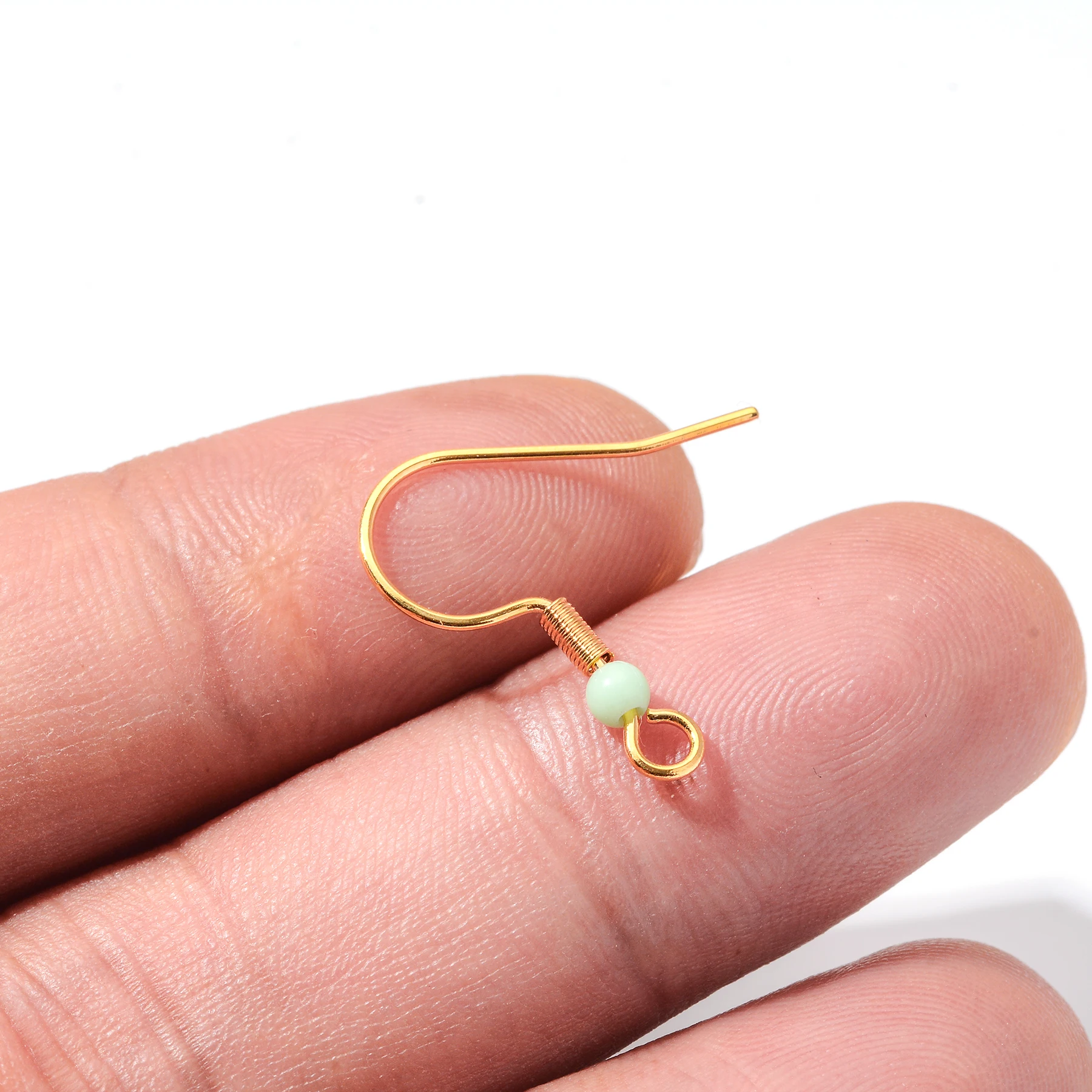100 Stück/Los (50 Paare) Edelstahl DIY Ohrring-Zubehör Verschlüsse Haken Schmuckherstellung Zubehör Ohrbügel Nicht Allergen – Detail 8
