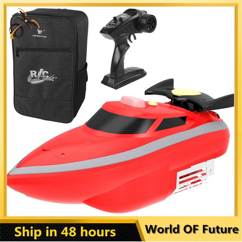 

New HJ807 RC Boat Can Be Used To Pull Fishing Nets, Cast Fishing Bait At A Long Distance, And Light Fishing At Night Adult toy