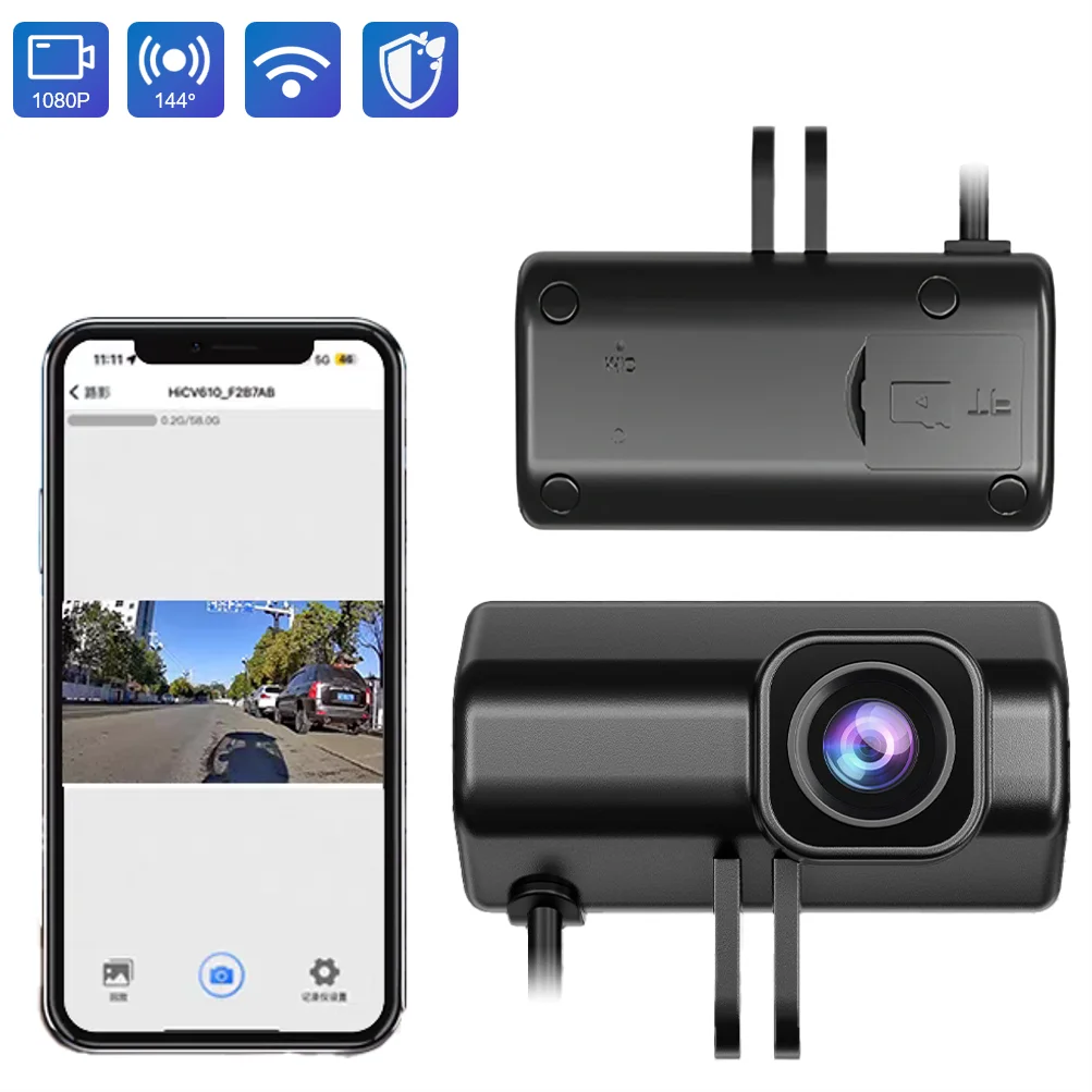 Car DVR Motorcycle Driving Dash Cam Camcorder 1080P HD Mountain Electric Bike Bicycle Motorcycle Helmet Camera Outdoor Black Box - view 2