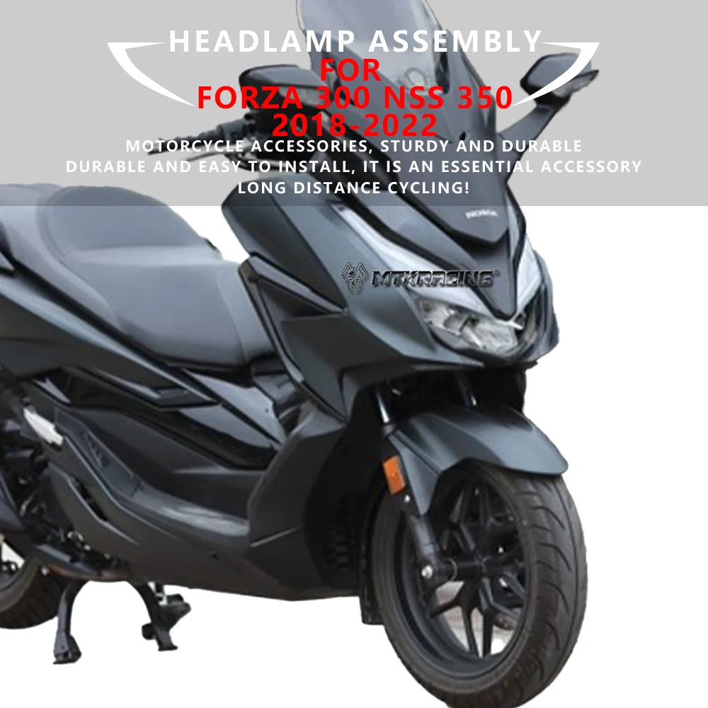 

For HONDA FORZA 300 /NSS 350 2018-2022 Motorcycle HeadLight Assembly Headlamp Head LED Light Accessories
