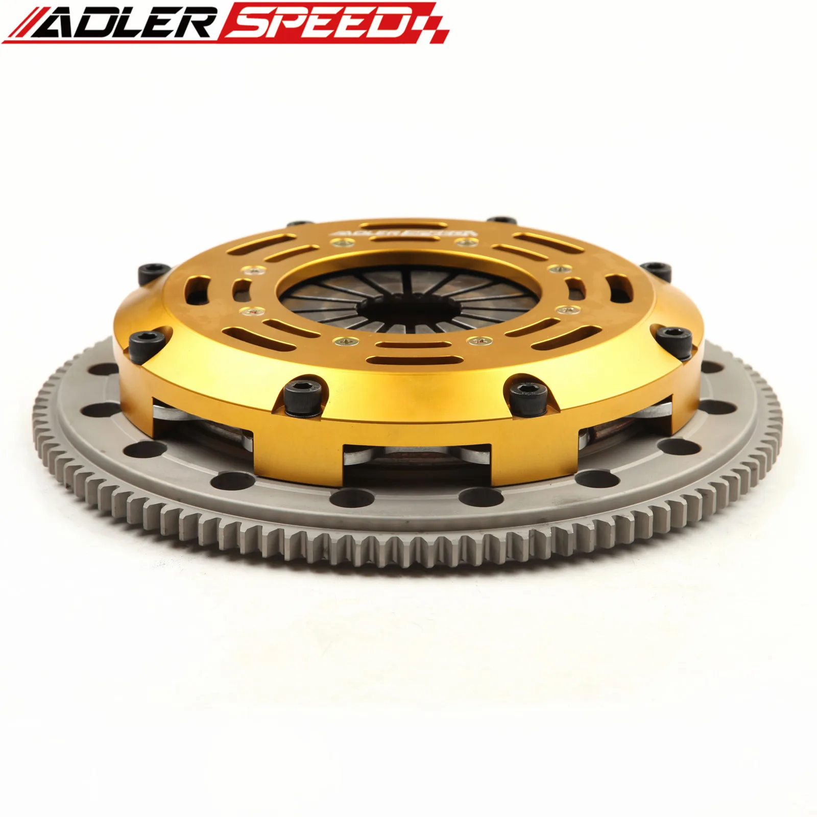 ADLERSPEED Racing/Sprung Clutch Single /Twin /Triple Disc CLUTCH KIT+FLYWHEEL For ECLIPSE TALON TSI LASER RS 4G63 AWD 6BOLT