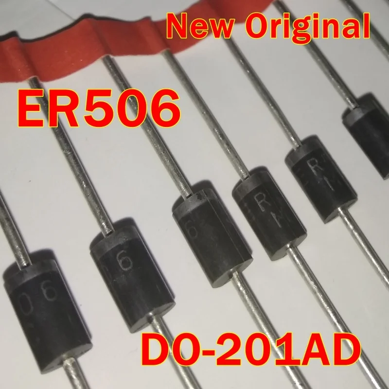 

5Pcs to 300Pcs Er506 Do-201Ad New Original Ultra-Fast Recovery Rectifier Diodes 5A 600V