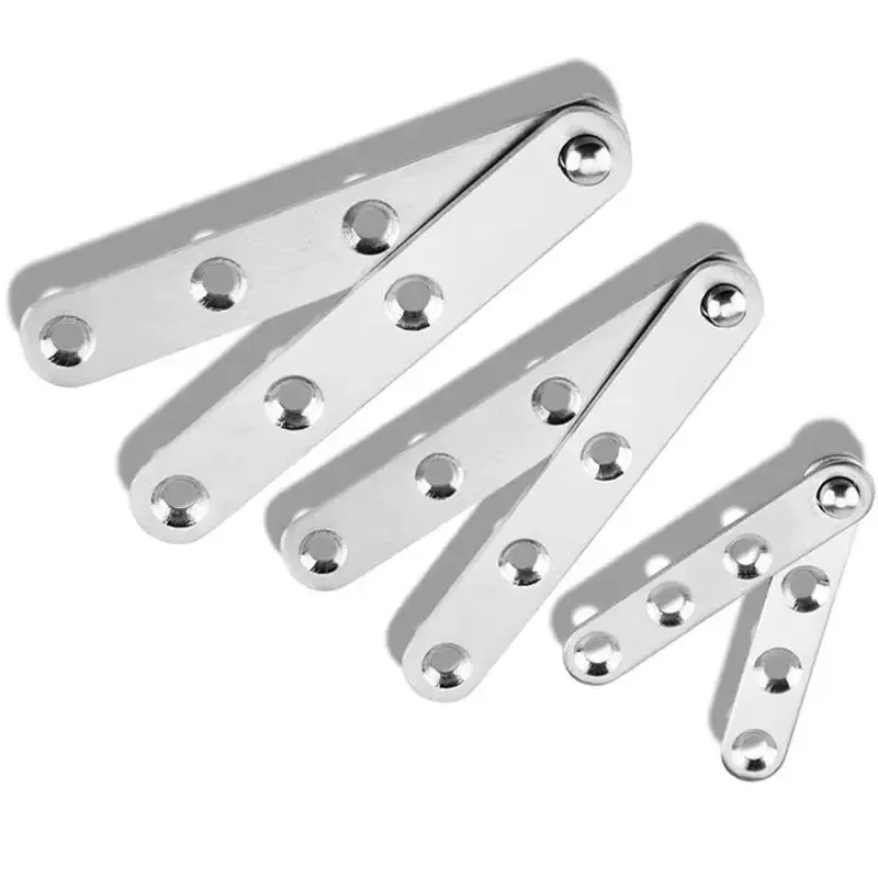 

Wholesale 50PCS/LOT Stainless Steel Door Pivot Hinges 360 Degree Rotary Invisible Hidden Insert Door Hinges Install Up and Down