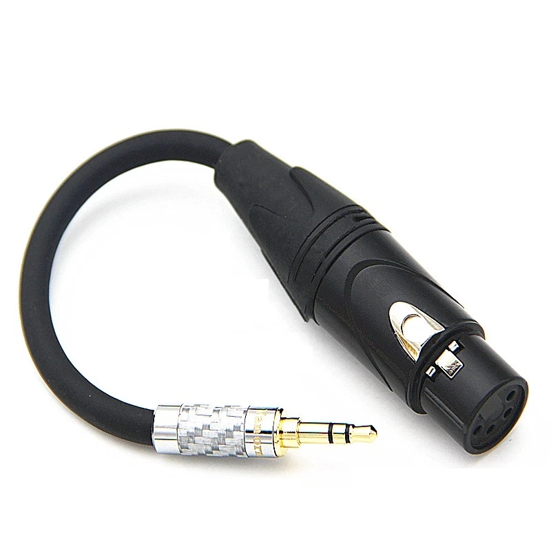 

T1 T5P 4 Pin XLR Balance Female to 2.5mm 3.5mm 6.35mm 4.4mm Male Balance Adapter Audio Cable HiFi Earphone Extension Cable