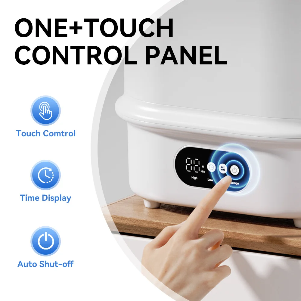 معقم الزجاجات الكبيرة ومجفف البخار الكهربائي معقم زجاجات الأطفال المطهر لزجاجات الأطفال اللهايات جزء مضخة الثدي #4