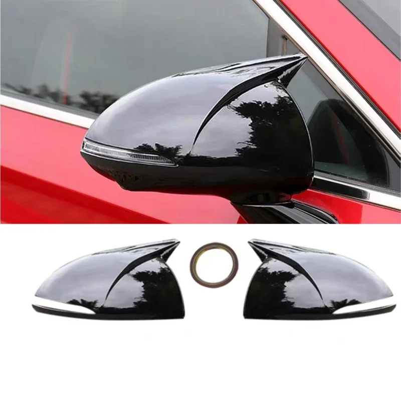 

Car Rearview Mirror Cover For Hyundai Sonata DN8 2020 2021 Side Door Shell Decoration Trim