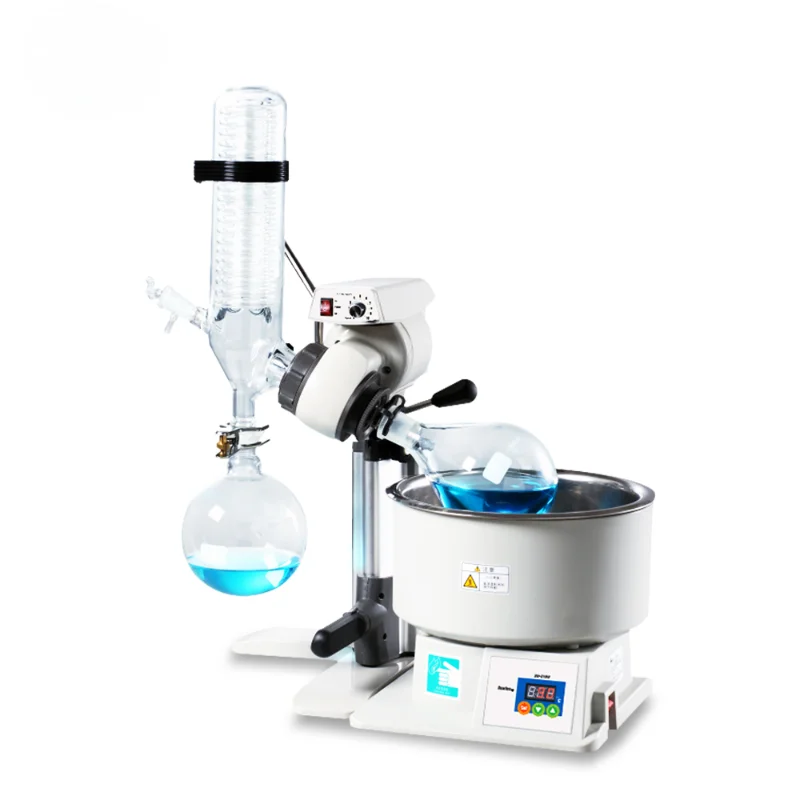 1L 3L 5L rotary evaporator machine System with chiller and vacuum pump