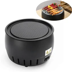 220V Electric Oven Indoor Smokeless Barbecue Machine Portable Tea Maker Outdoor Barbecue Stove Home Electric Ceramic Stove 800W