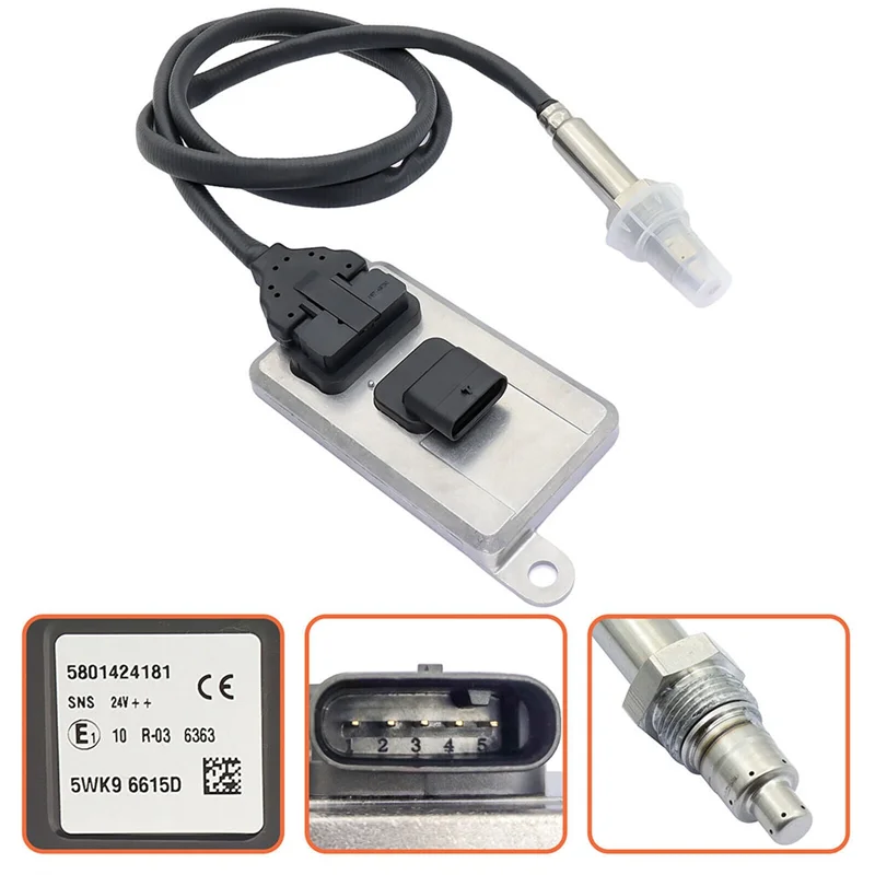 

Датчик Nox, датчик азота и кислорода, автомобильный датчик кислорода 24 В 5WK96615D для грузовика IVECO 5801424181-AU62