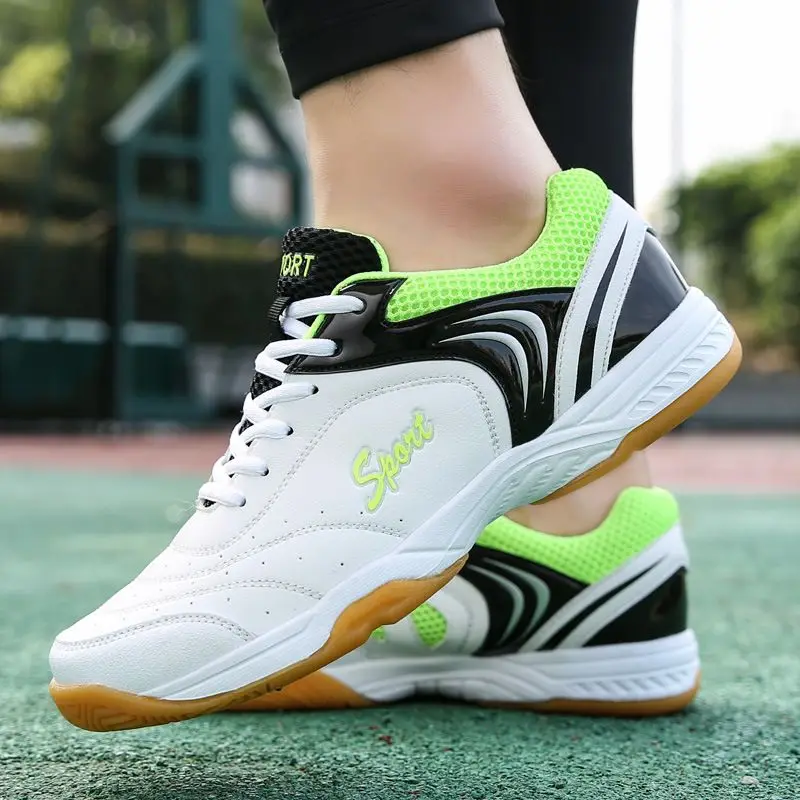 

2026 Arrival Indoor Sports Shoes Men Women Light Weight Badminton Shoe for Unisex Professional Table Tennis Shoes Couples