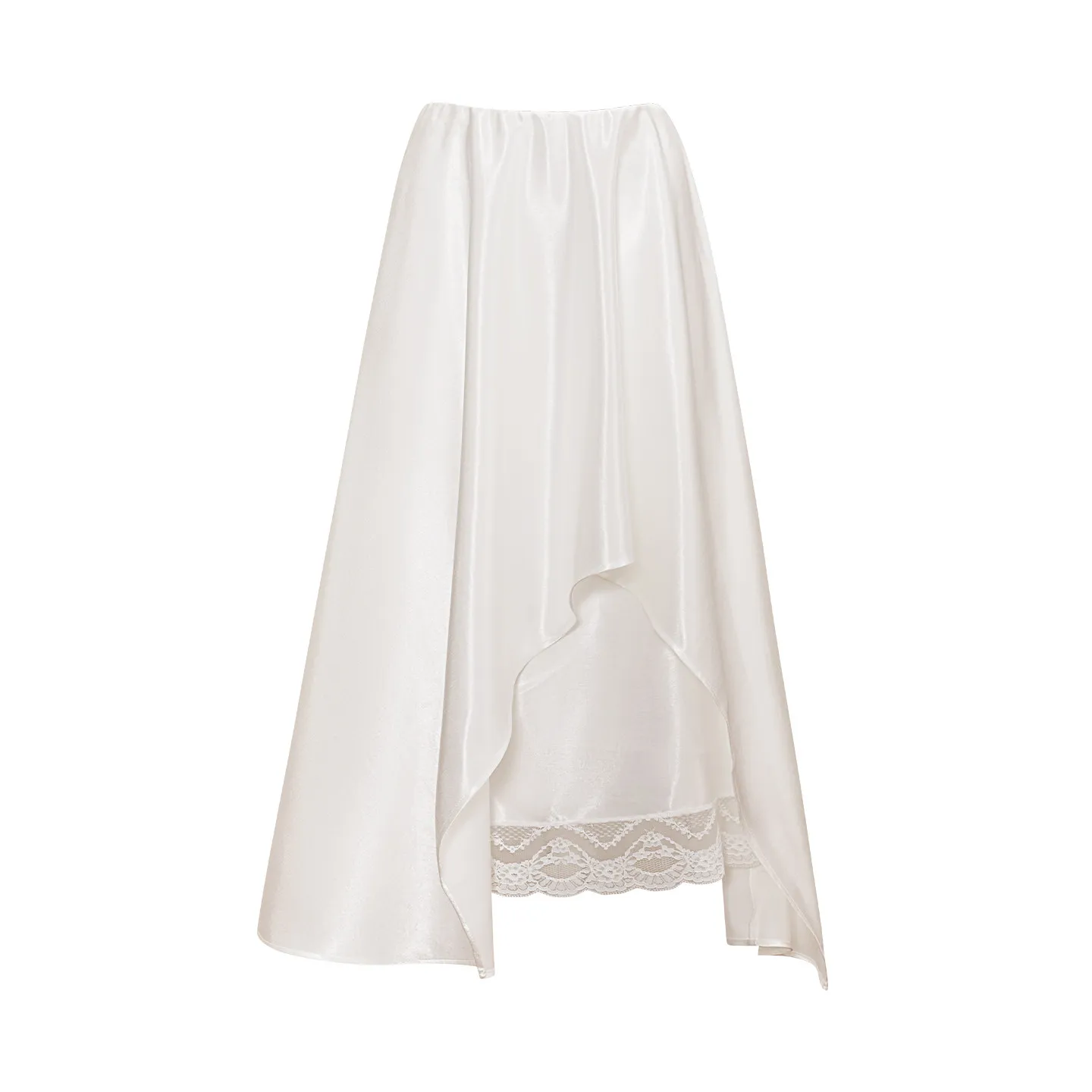 AEL Original Französischer Eleganz-Rock für Damen, Sommer 2026 Neu, Kleiner Unregelmäßiger Saum – Detail 6