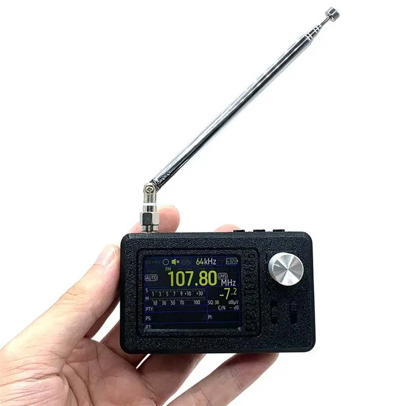 ABLN-New Mini TEF6686 DSP Radio Receiver ESP32 Chip Full Band FM/LW/MW/SW PE5PVB Open-Source Design