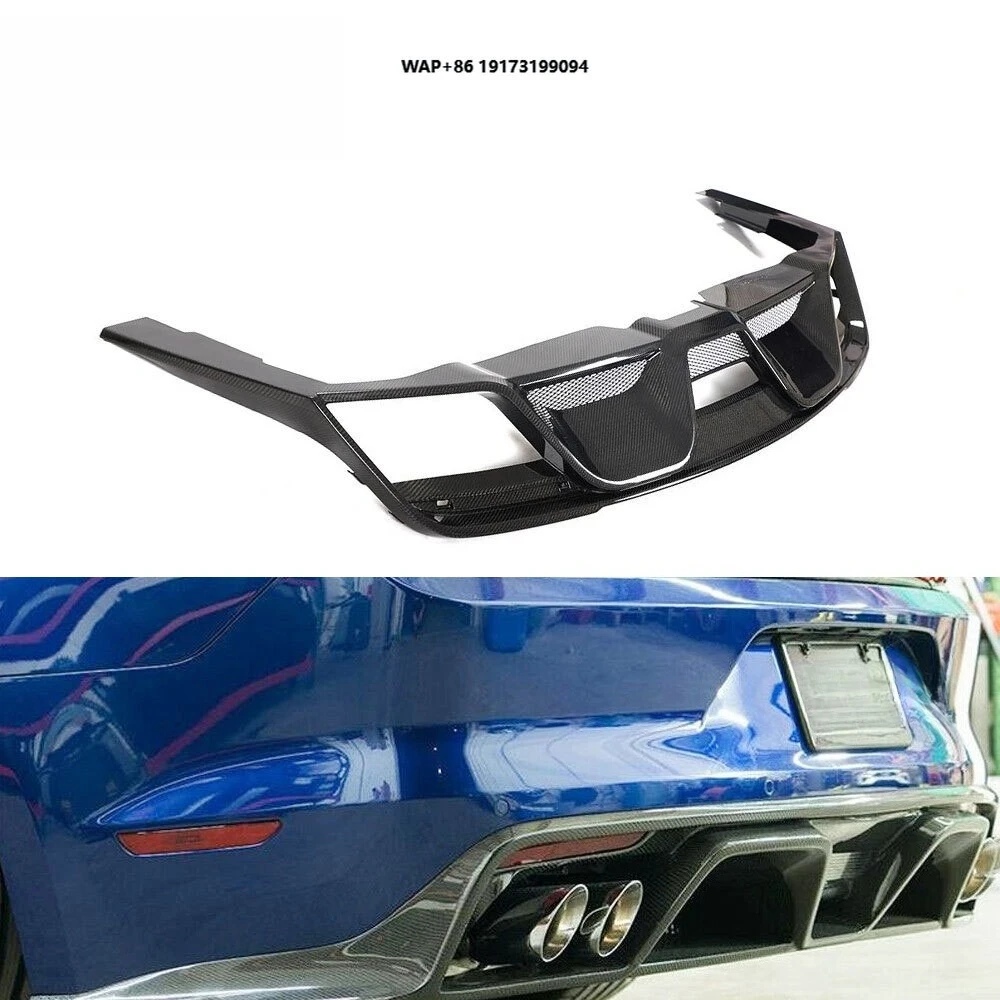 

Carbon Fiber GT Rear Bumper Lip for Mustang GT V8 Coupe 2-Door 2018 2019