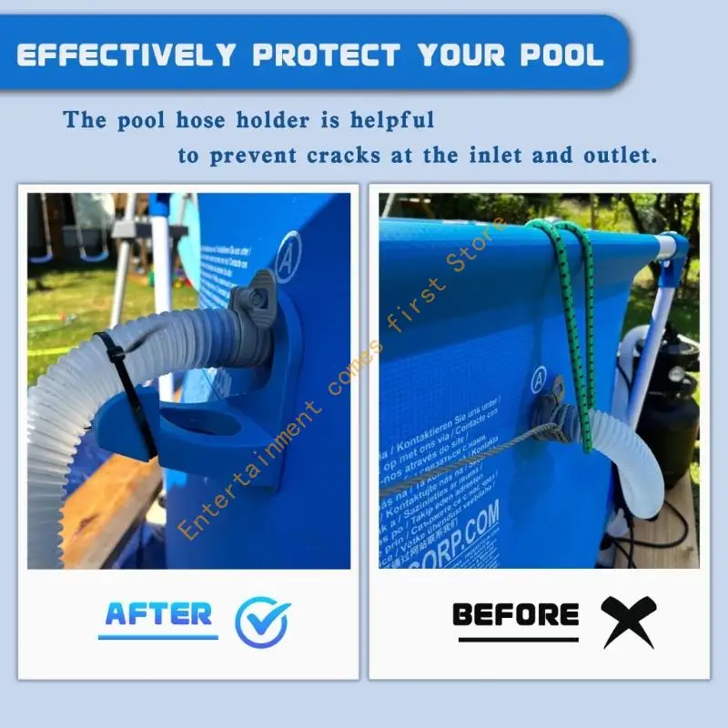 Pool Hose Outlet Mount Bracket for Hose Control and Pool Maintenance Tasks 55KD