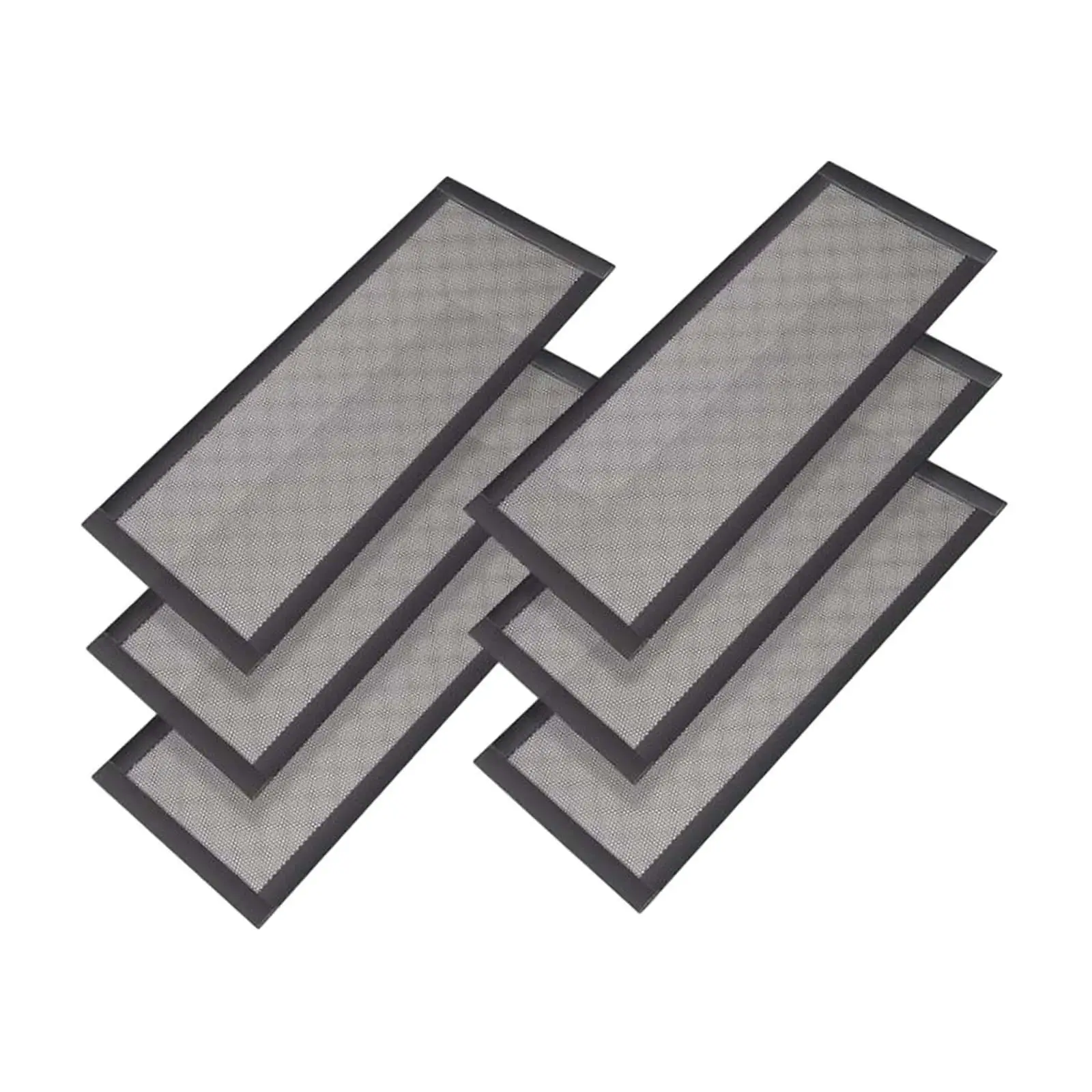 6Pcs Floor Vent Covers Home Decor, Rectangle, Decorative Vent Screen Mesh, for Wall Bathroom Office Furniture Indoor