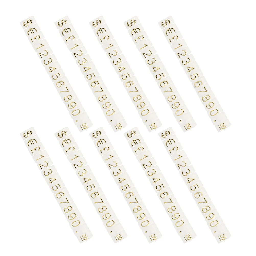 

10pcs Cube Small Adjustable Display Stand For Jewelry Price Tags Stand Clothes Crafts Retail Store Price Labels