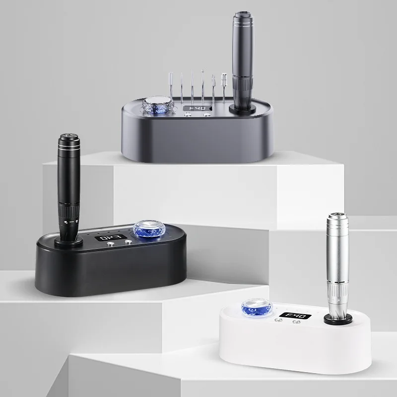 

Полировщик для ногтей, 40000 об/мин, настольная вилка для домашнего использования, небольшой электрический набор инструментов для удаления омертвевшей кожи, не получите горячее оборудование для ногтей