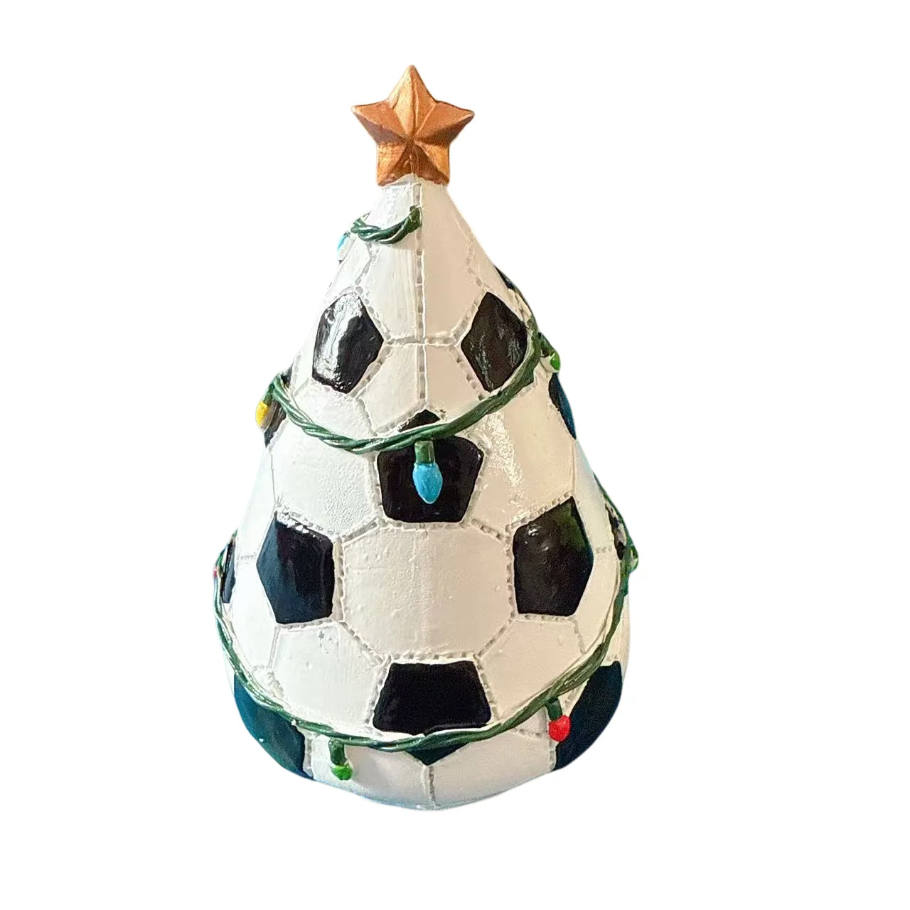 Football Christmas Tree Decor Holy Ornaments Gift Table Ornament 2026 Cup World Peripheral Gift Creative Football Home Ornaments