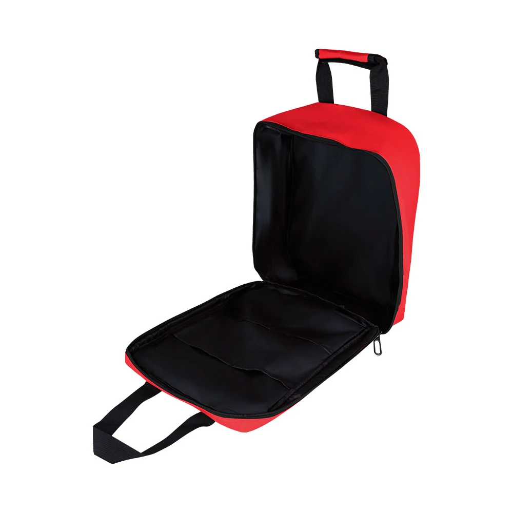 Mochila de primeros auxilios médica vacía, bolsa de primeros auxilios, mochila roja, tratamiento, primeros auxilios, paquete de espalda, bolsas de