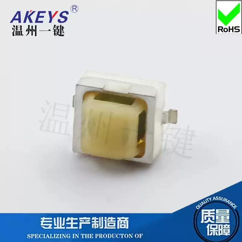 5pcs TS-F002 6.3*6.7*5 Tact Switch SMD 2 Pin Silent Switch Silicone Button Pressure Switch