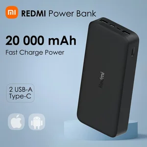 Xiaomi-Redmi Power Bank, bidirectional, portable charger, fast loading, dual USB, PowerBank, 18W, PB200Lzm, 20000mah 8 Main Sales Battery Portile 20000MAH - №6