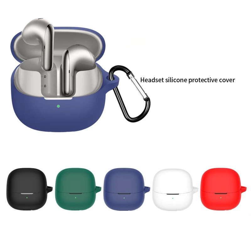 Dla Xiaomi Buds 5 Silikonowe etui w jednolitym kolorze Odporne na wstrząsy akcesoria do słuchawek Ochraniacz dla Xiaomi Buds 5 buds xiaomi 5 Cover