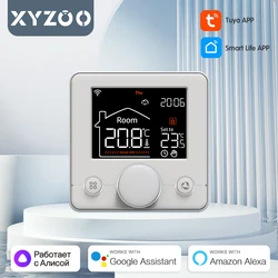 WiFi Smart Water Gas Boiler/Electric Floor Heating Thermostat Tuya Temperature Remote Controller Voice Google Home, Alexa, Alice