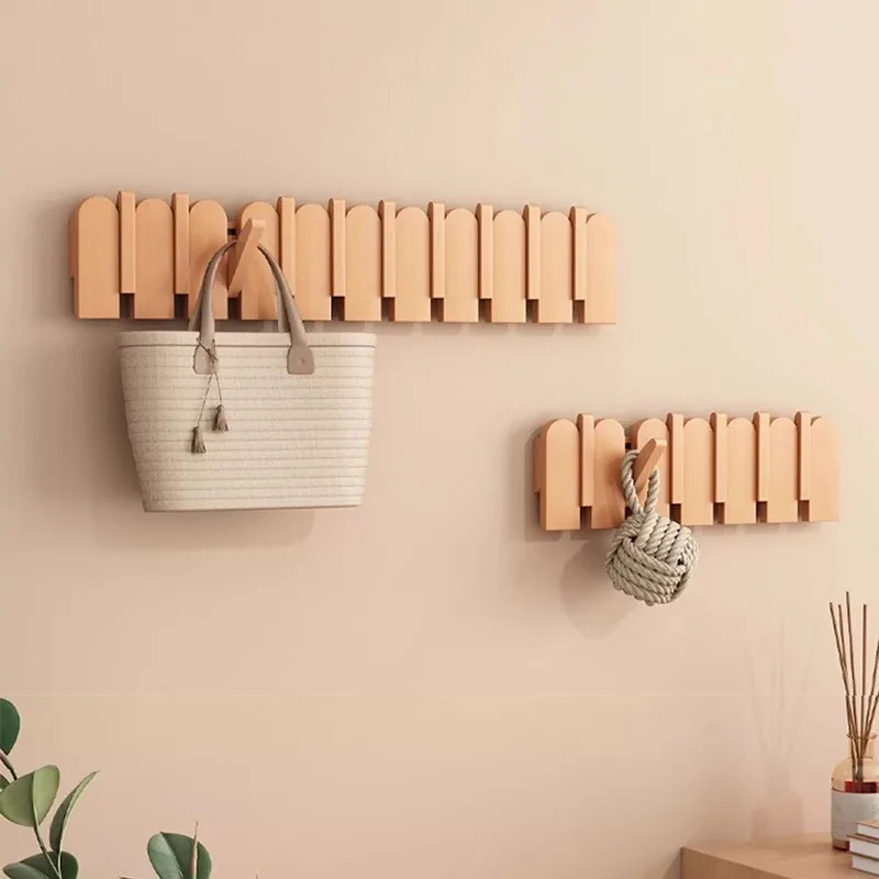 folding-wooden-wall-clothes-hanger-invisible-hanging-coat-rack-space-saving-hooks-entryway-living-room-bedroom-organization