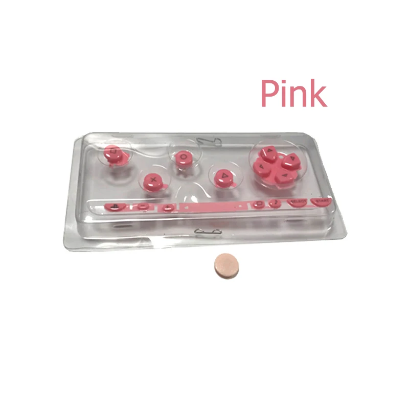 11 Colors Shell Case Button Set & 3D Rocker Cap For PSP1000 Console Box Old Version