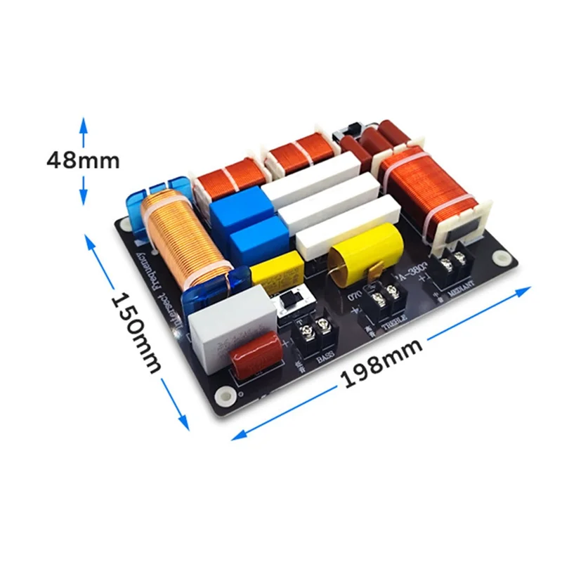 A99E-3 Way 800W High Power Multi Speaker High Medium Low 3 Way Frequency Converter Adjustable Frequency Divider
