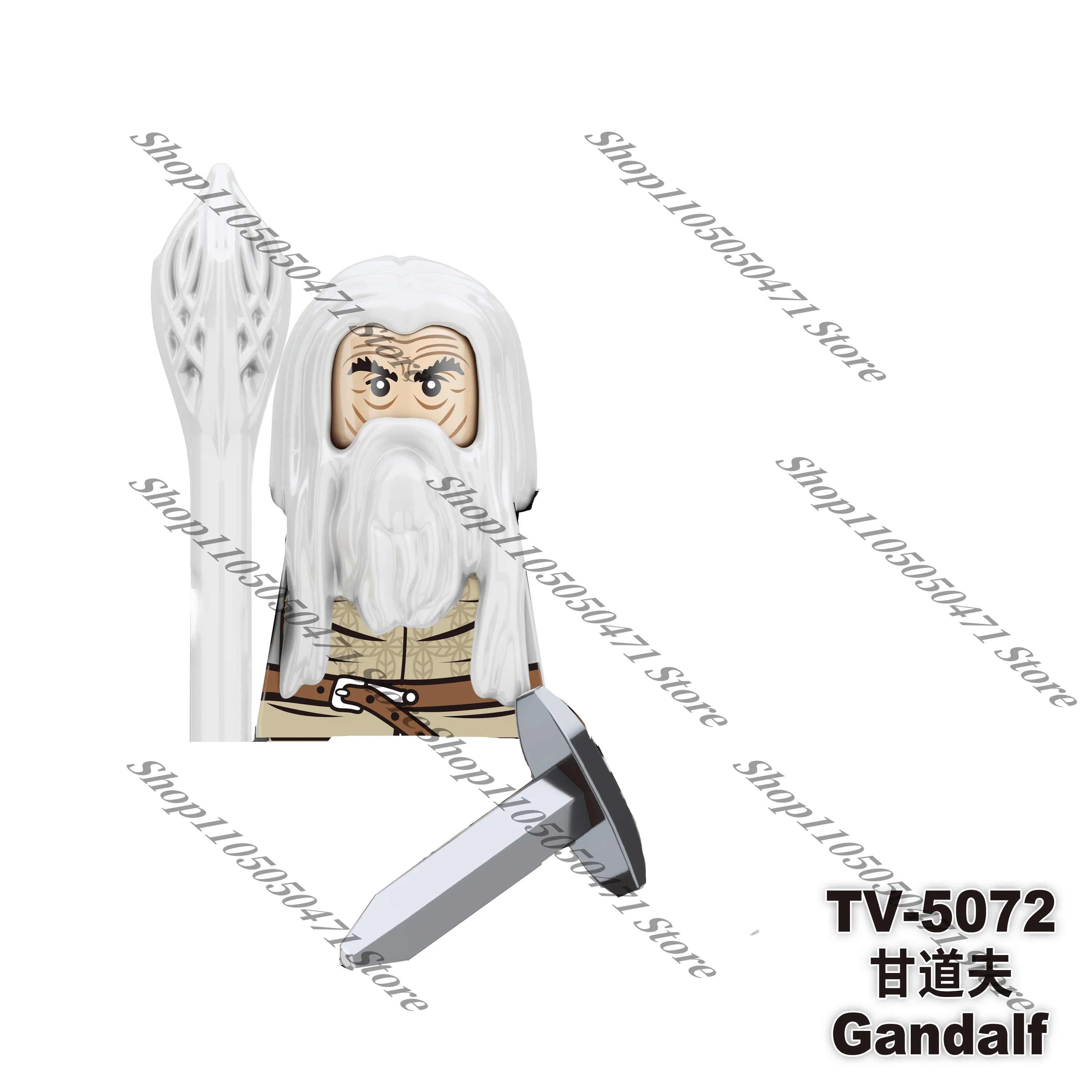 3D-Modellbausteine für Kinder, Herr der Ringe, Wächter der Zwerge, Uruk-Hai, Blockspielzeug, Puppen, Weihnachtsgeschenke
