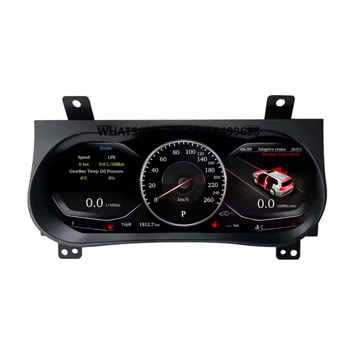 

12.3" LCD Car Digital Speedometer for Toyta Hilux Revo Rocco Fortuner 2016-2024 Digital Speedometer Cluster Digital Dashboard