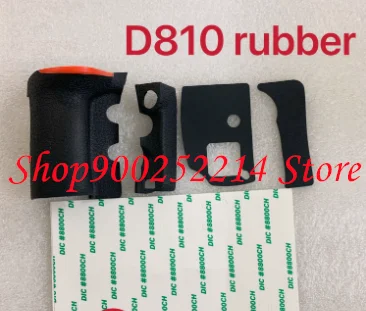 

Копия для Nikon D810 D810A, резиновая ручка корпуса/левая/нижняя/задняя крышка для большого пальца, запасная часть для камеры