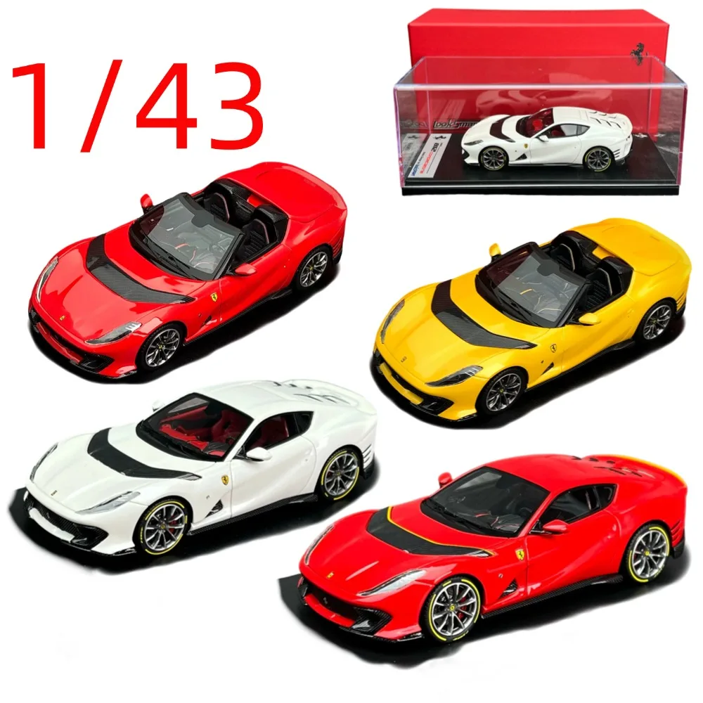 

Looksmart Diecast 1/43 Scale Ferrari 812 Competizione Convertible Car Model Resin Ferrari 812 Hatchback Racing Car Model Collect