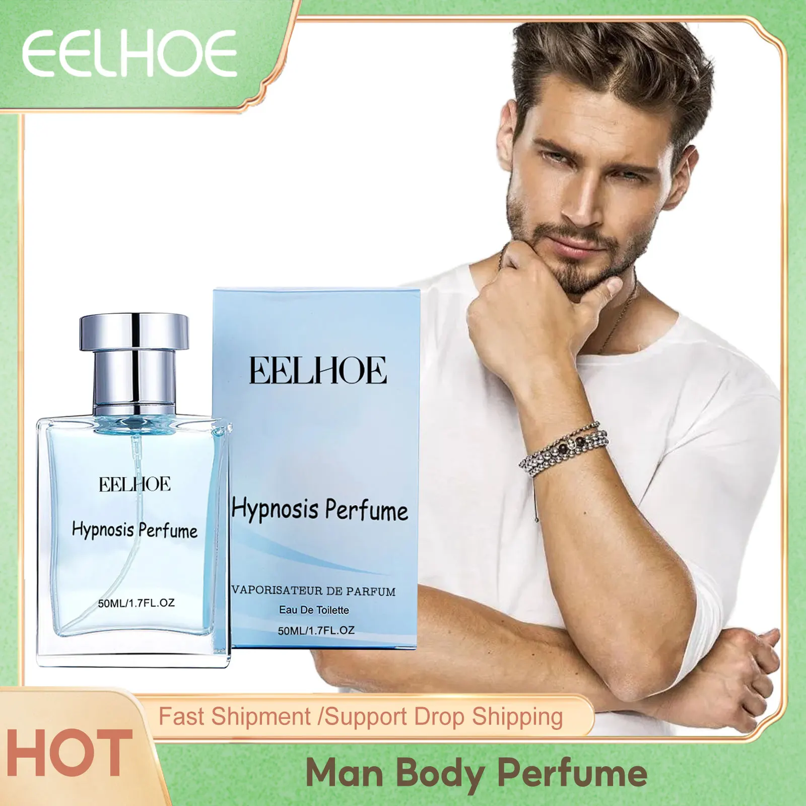 Hombre Perfume Original Light Fragrance Dating Perfume Men Long Lasting Scent Charming Aromatherapy Pheromone Flirting Perfume