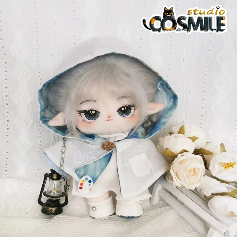 Star Idol Traveler Venti Hoshi no Tabibito Magic Robe Cloak Elf Wizards Costume Stuffed Plushie 20cm Doll Clothes Clothing PD