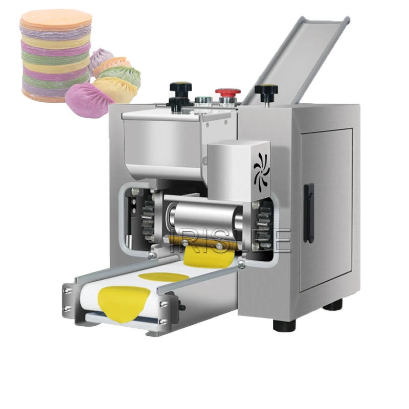 Commercial Automatic Empanda Buns Gyoza Ravioli Samosa Momo Dumpling Skin Making Machine