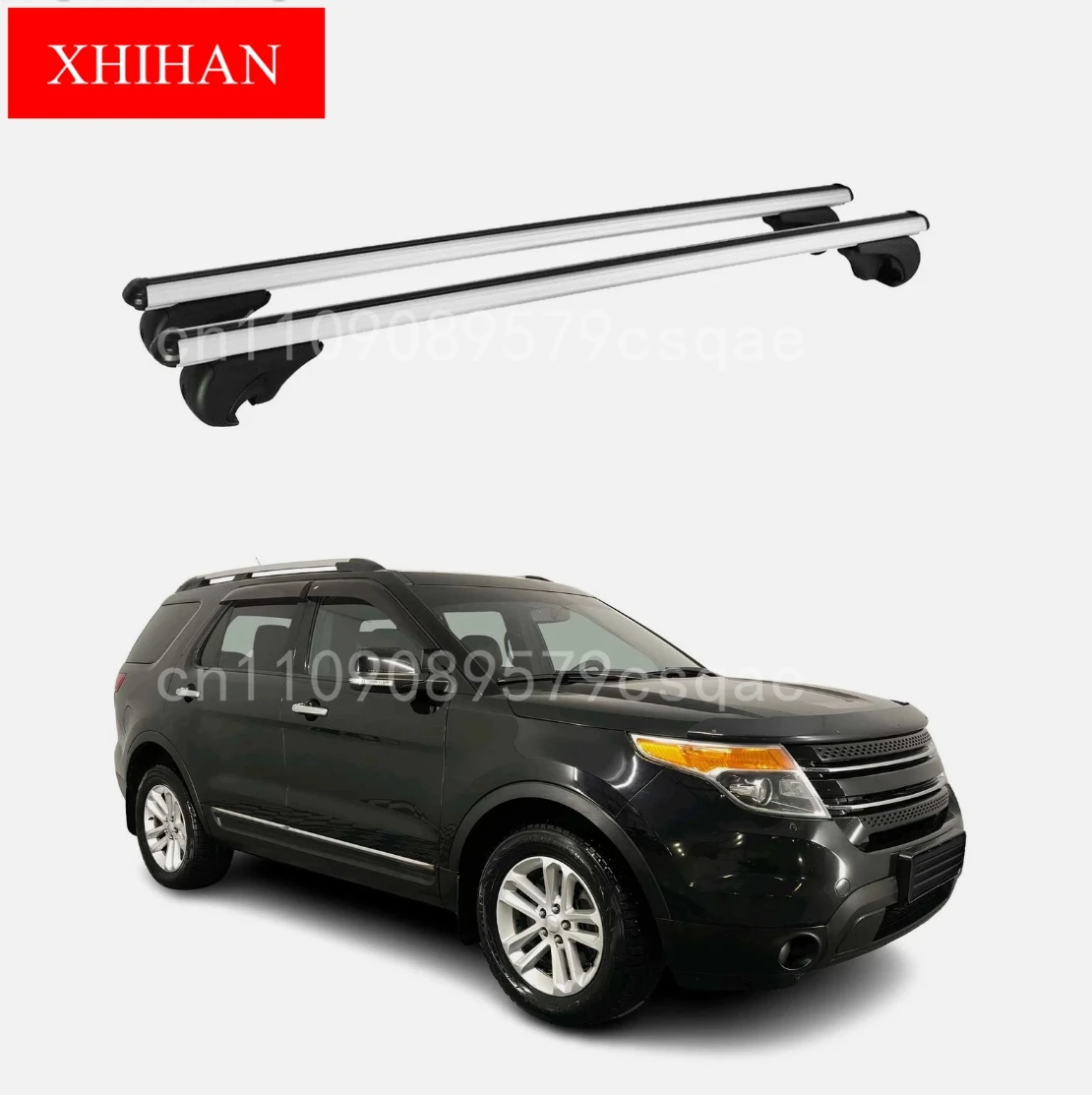 

Запираемый багажник на крышу, перекладина на багажник для Ford Explorer 2011-2025, серый