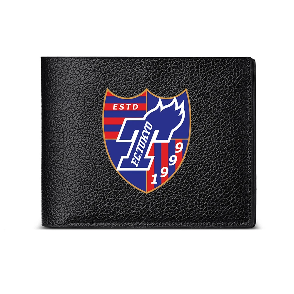 Fc Tokyo Shield Design Men's Wallet Card Holder Casual Business Fashion Print Accessory