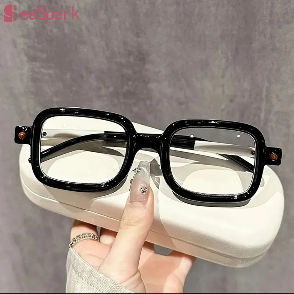 

New Square Round Classic Reading Glasses Anti Blue Light Eyeglasses Metal Frame Durable Comfort Presbyopic Eyewear Fast Shipping