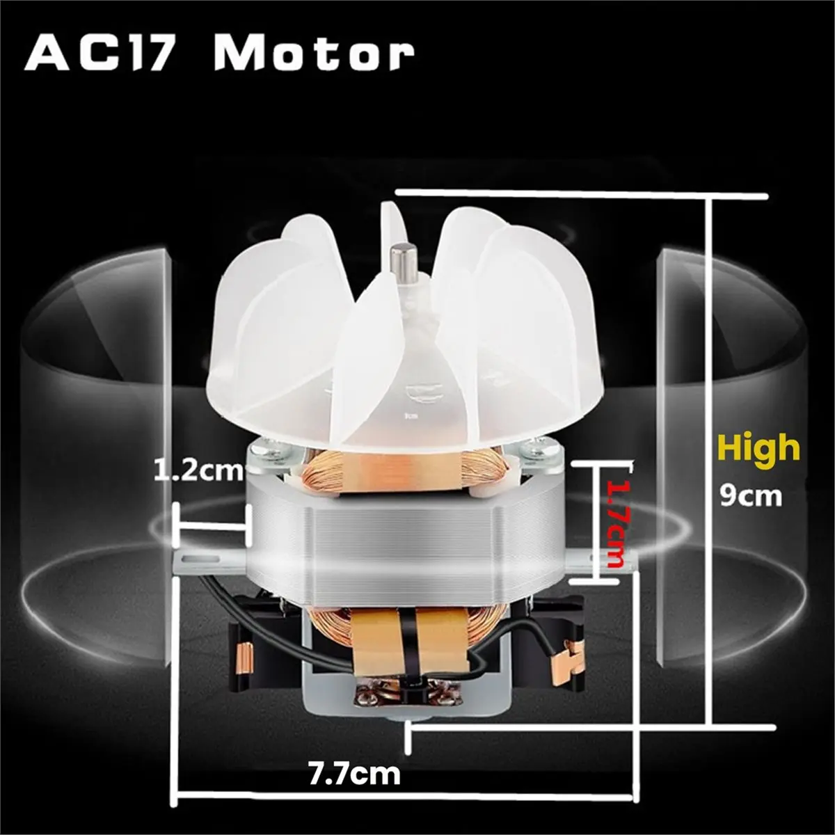 

(A25M) Hair Salon Professional High-Power Hair Dryer Motor Motor Accessories Hair Dryer Motor Accessories Motor with Fan Blade