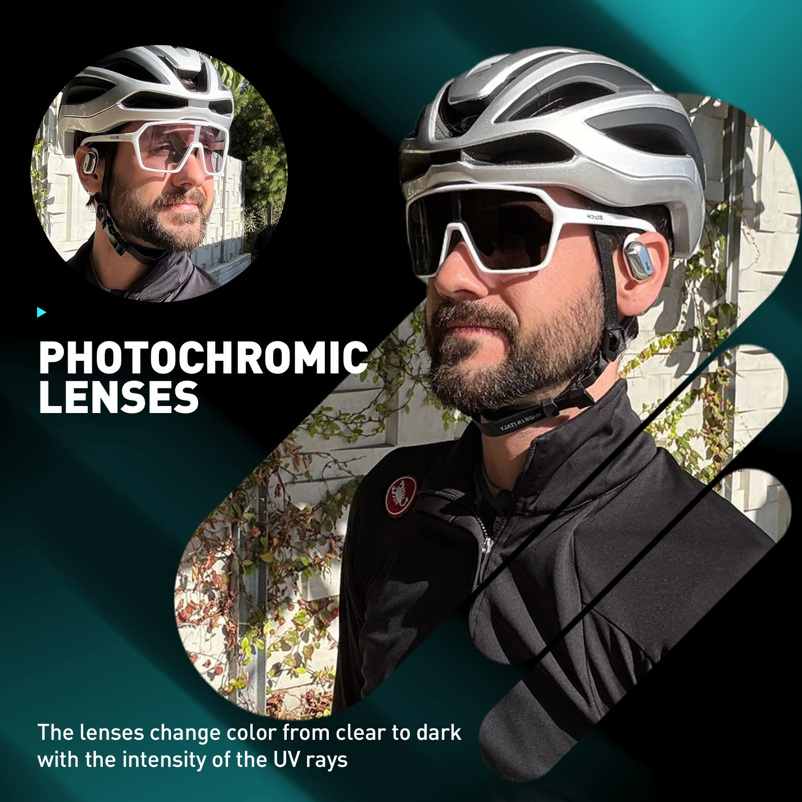 SCVCN الساخن الدراجات اللونية UV400 النظارات الشمسية MTB نظارات دراجة خارجية الدراجات نظارات الرجال النساء دراجة الرياضة التنزه نظارات